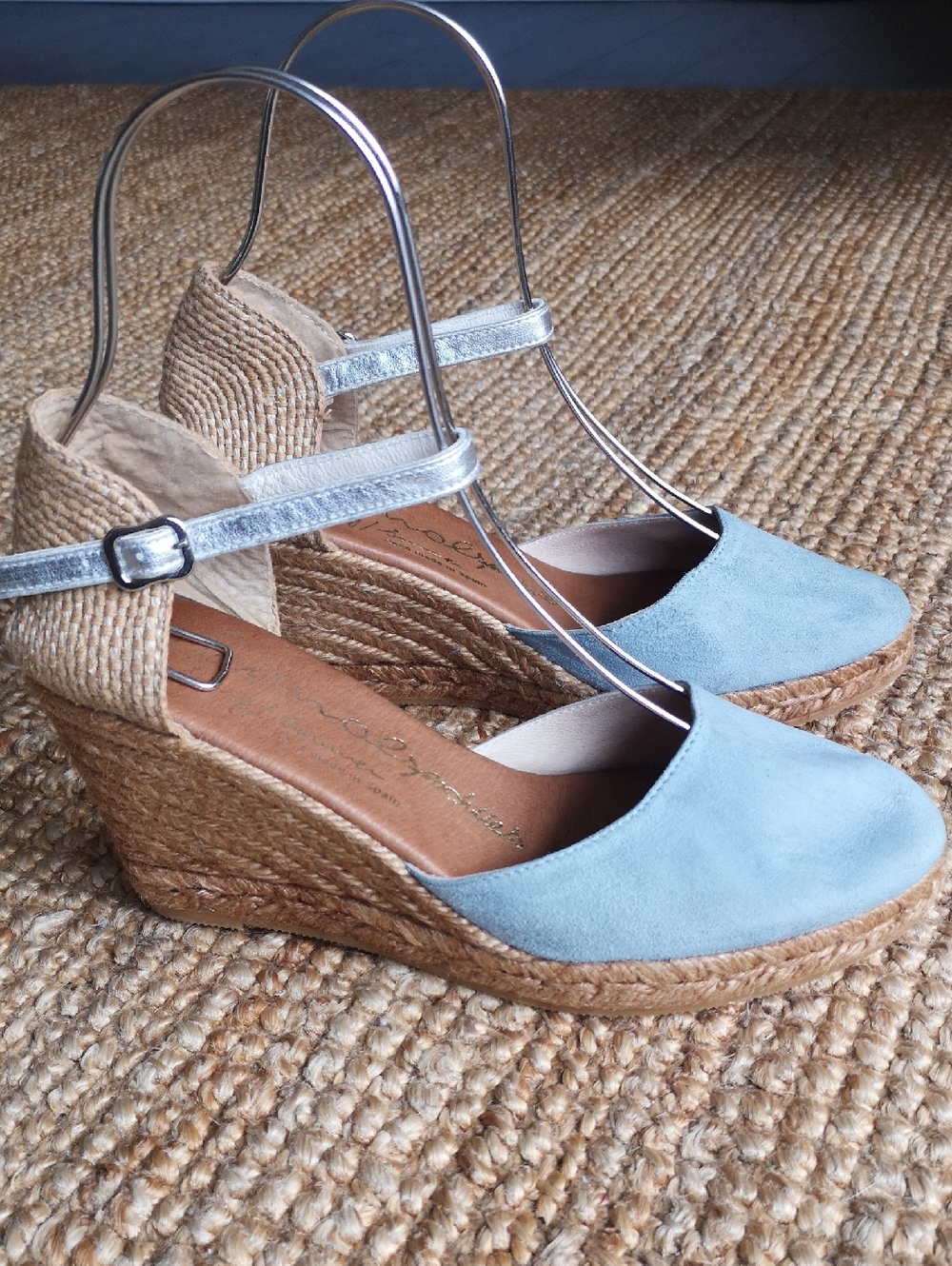 Gaimo suede wedge-heeled espadrilles